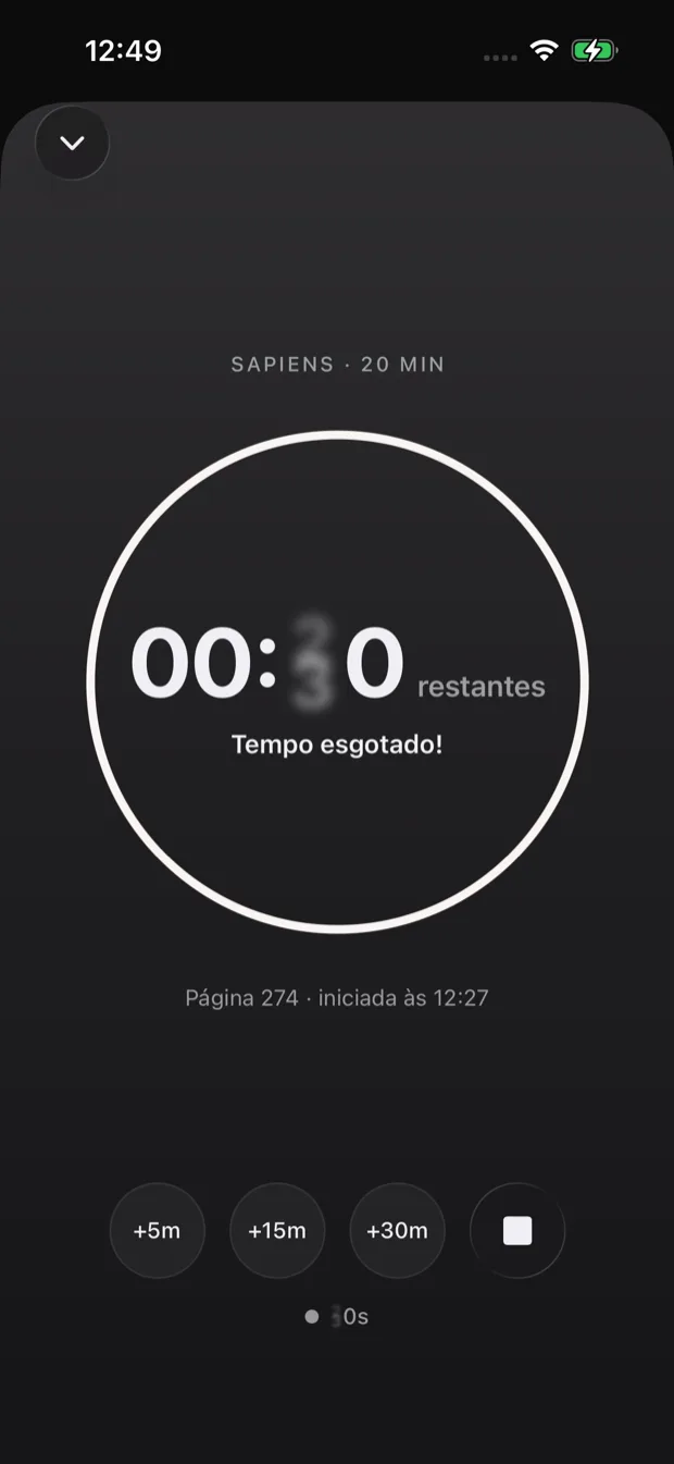 Estendendo uma sessão de leitura em andamento