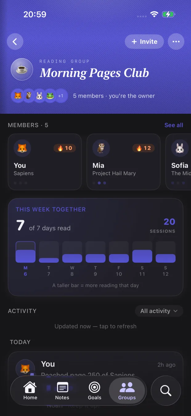 A semana, juntos